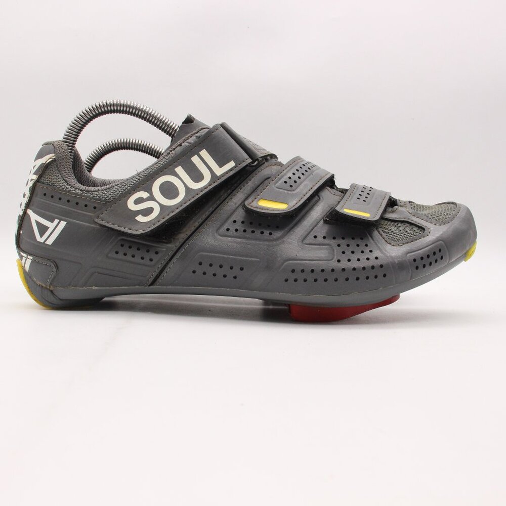 Pearl Izumi Soul Cycle Road Cleats Men's Size EU Size 44 Gray Cycling Shoes
